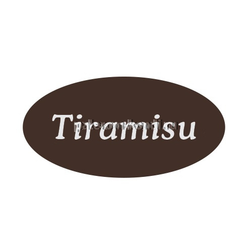 Украшение фигурное на основе темной кондитерской массы "Tiramisu", 15штук