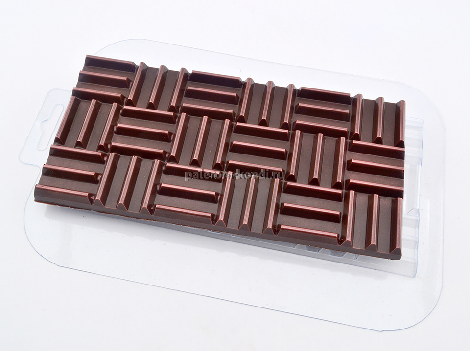 Форма для плитки шоколада "Грани"